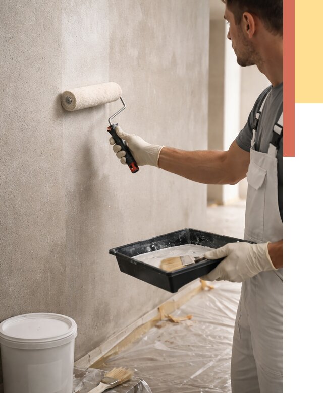 Грунтовка стен в Кронштадте от 2295 руб. м2 — быстро, недорого, с материалом | ОТДЕЛОЧНИК-Крн