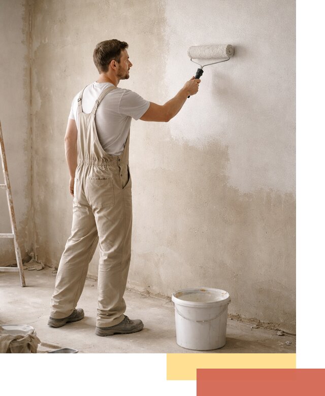 Грунтовка стен под отделку в Кронштадте профессиональным раствором