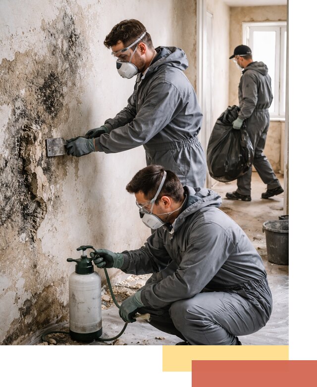 Удаление плесени со стен профессионально в Кронштадте