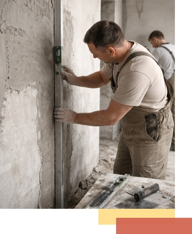 Установка штукатурных маяков в Кронштадте с гарантией качества