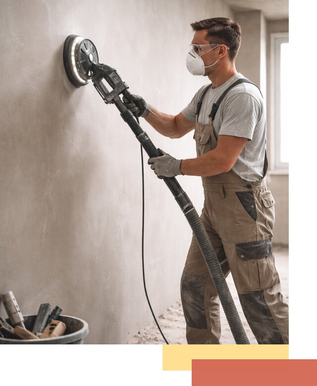 Профессиональная шлифовка стен в Кронштадте быстро и качественно