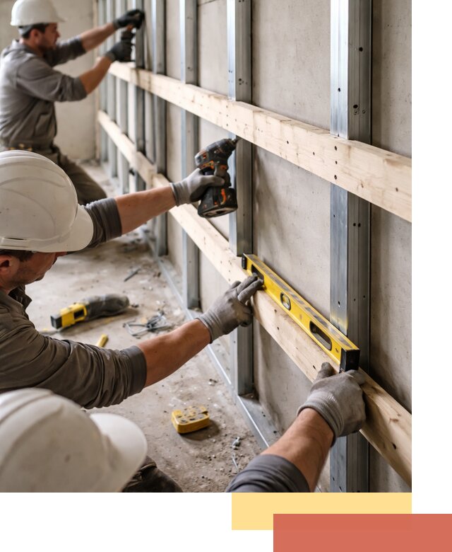 Устройство обрешетки под панели в Кронштадте