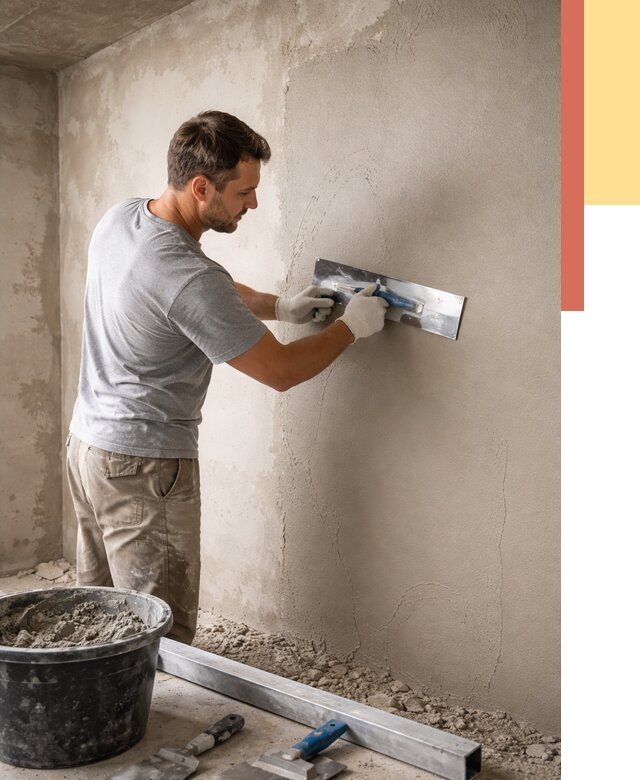 Штукатурка стен без маяков в Кронштадте от 7512 руб/м2 — услуги и цена | ОТДЕЛОЧНИК-Крн