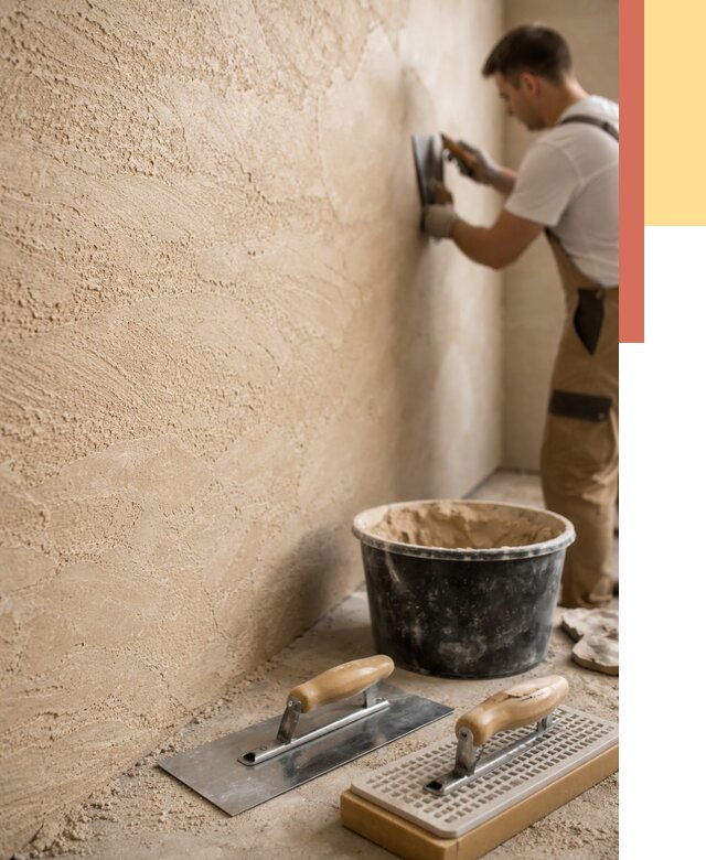 Декоративная штукатурка травертин в Кронштадте от 1878 руб/м2 — качественно и недорого | ОТДЕЛОЧНИК-Крн