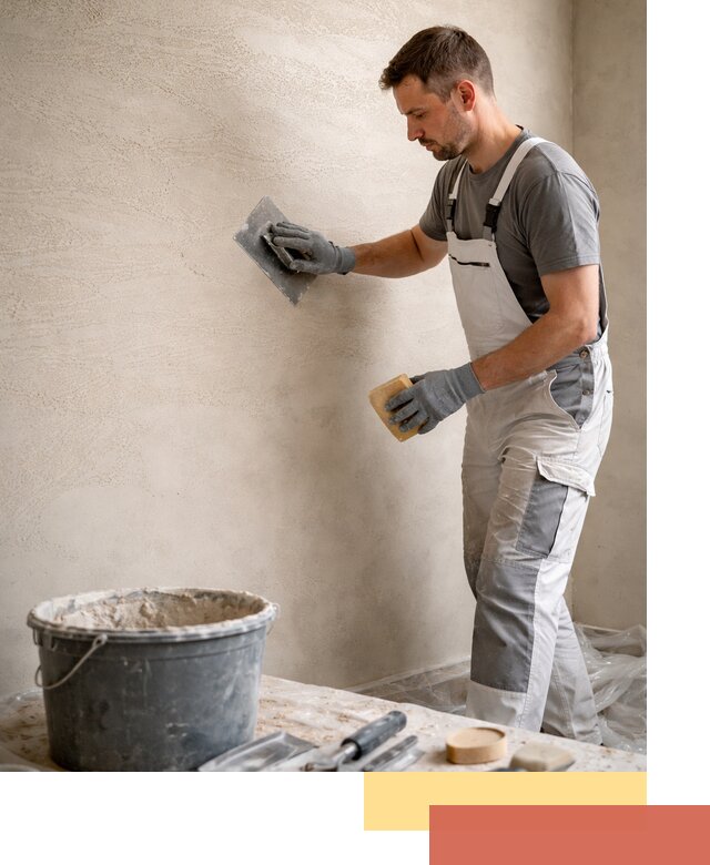 Декоративная штукатурка травертин в Кронштадте для стен и потолков