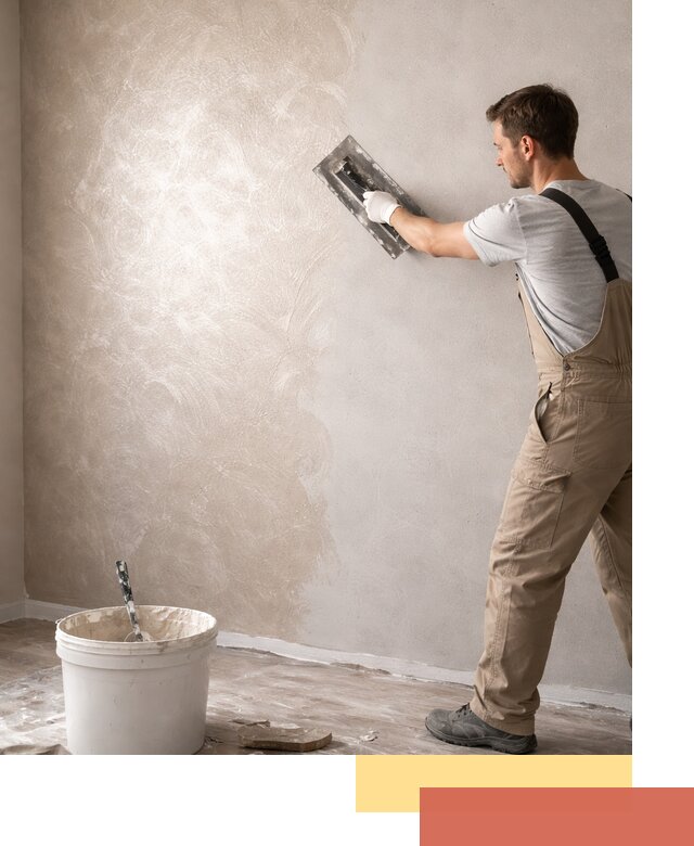 Декоративная штукатурка «Мокрый шелк» под ключ в Кронштадте