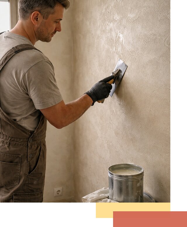 Нанесение воска на штукатурку в Кронштадте для защиты и блеска