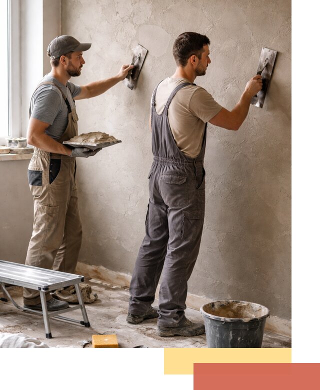 Ремонт декоративной штукатурки и восстановление фактуры в Кронштадте