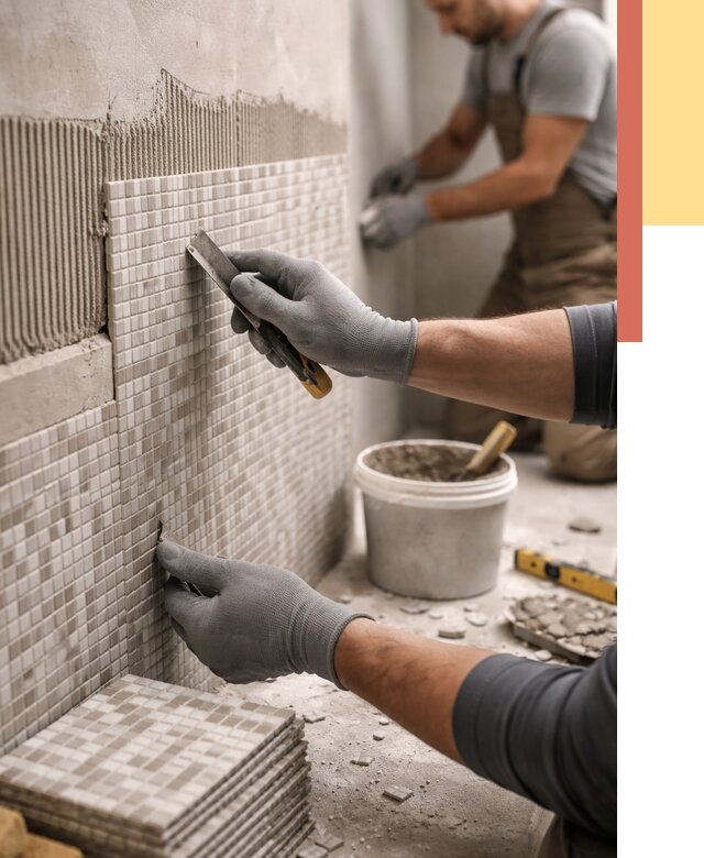 Облицовка стен мозаикой в Кронштадте от 3339 руб/м2 — укладка мозаики на стены | ОТДЕЛОЧНИК-Крн