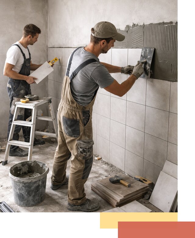 Укладка плитки на стены в Кронштадте профессионально и надежно