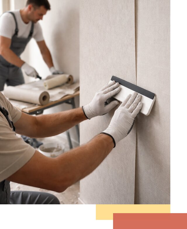 Поклейка обоев под покраску в Кронштадте профессионально и быстро