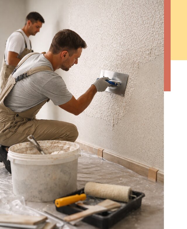 Нанесение жидких обоев в Кронштадте от 7826 руб./м2 — быстро и недорого | ОТДЕЛОЧНИК-Крн