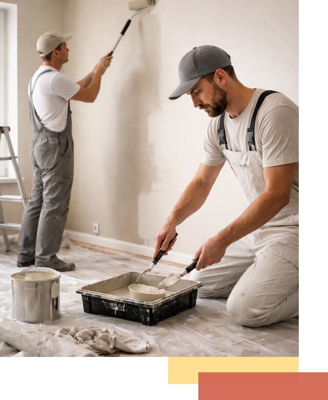 Покраска стен в квартире в Кронштадте — профессионально и аккуратно