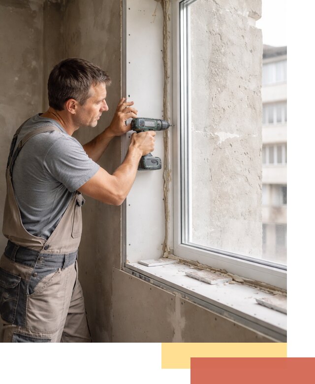 Монтаж гипсокартонных откосов в Кронштадте под ключ