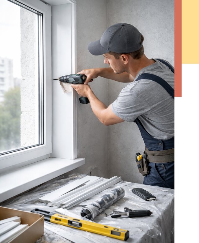 Установка пластиковых откосов в Кронштадте от 2348 руб. | ОТДЕЛОЧНИК-Крн монтаж, быстро и недорого