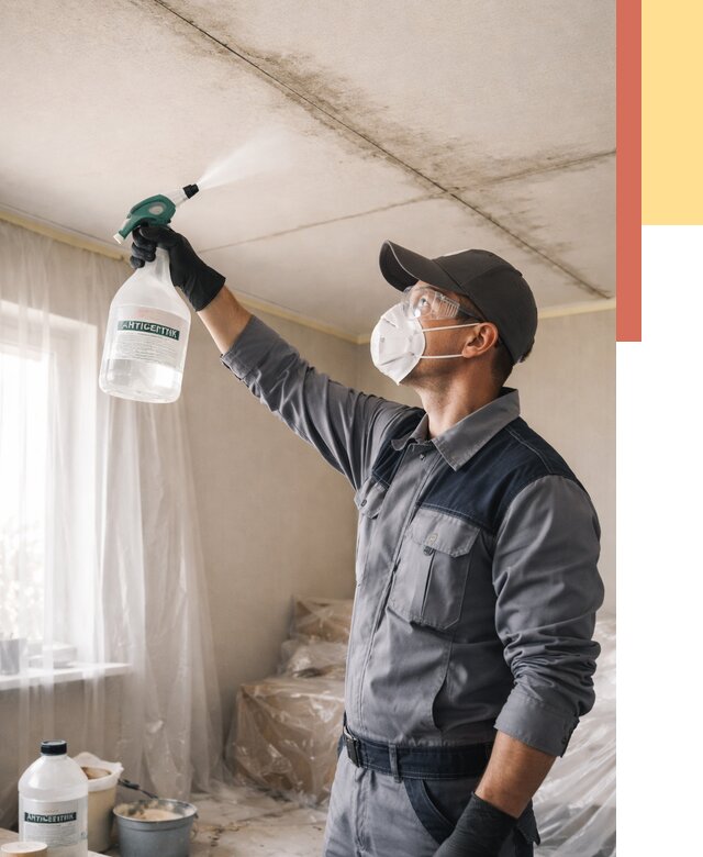 Антисептическая обработка потолка в Кронштадте от 2609 руб. | ОТДЕЛОЧНИК-Крн