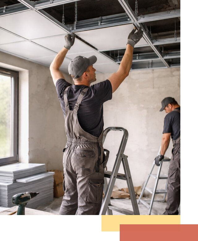 Монтаж кассетного потолка в Кронштадте качественно и быстро