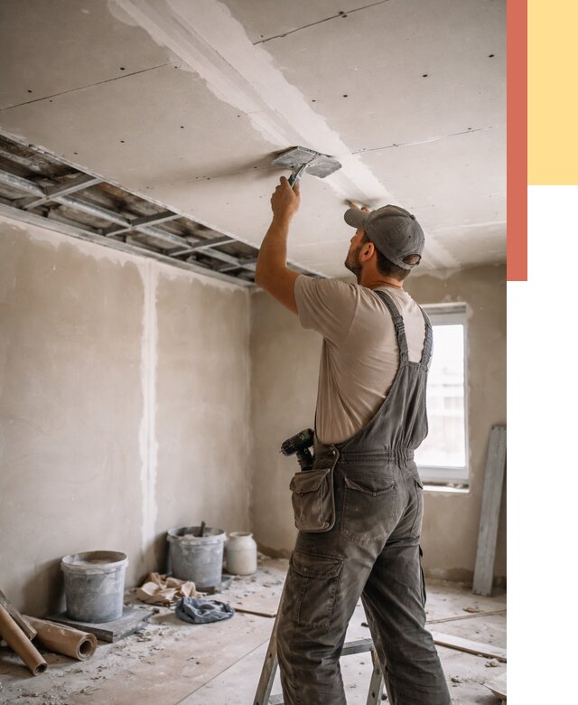 Ремонт потолка из гипсокартона в Кронштадте от 678 руб./м² — быстро и недорого | ОТДЕЛОЧНИК-Крн