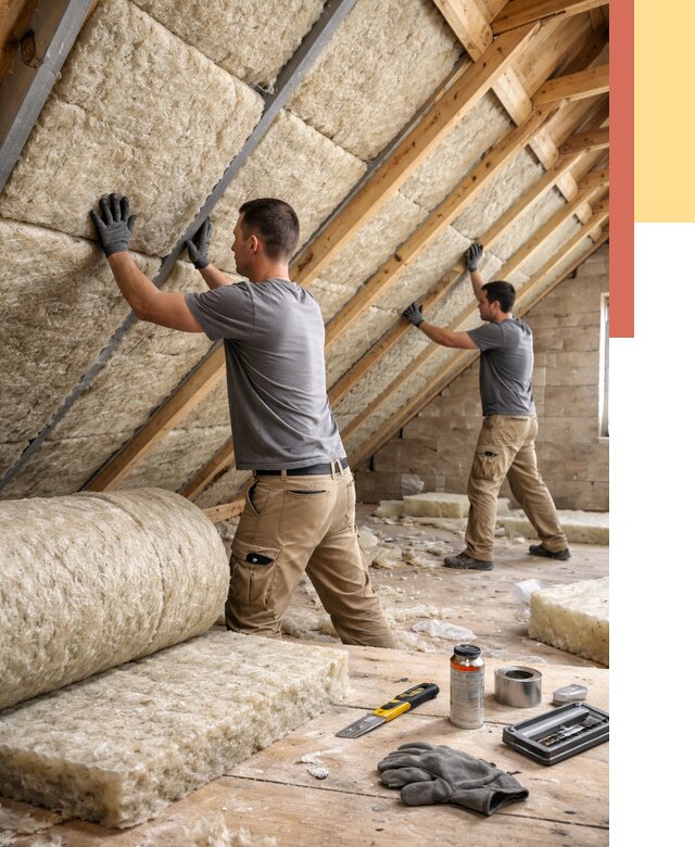 Утепление потолка минватой в Кронштадте от 1513 руб. — быстро и недорого | ОТДЕЛОЧНИК-Крн