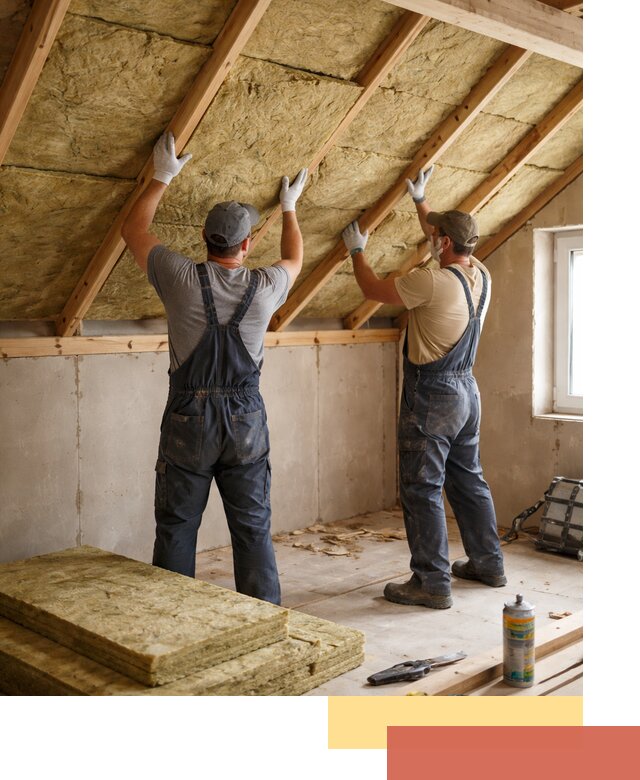 Утепление потолка минеральной ватой в Кронштадте