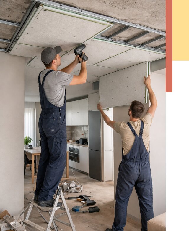 Шумоизоляция потолка панелями зипс в Кронштадте от 1930 руб. под ключ | ОТДЕЛОЧНИК-Крн